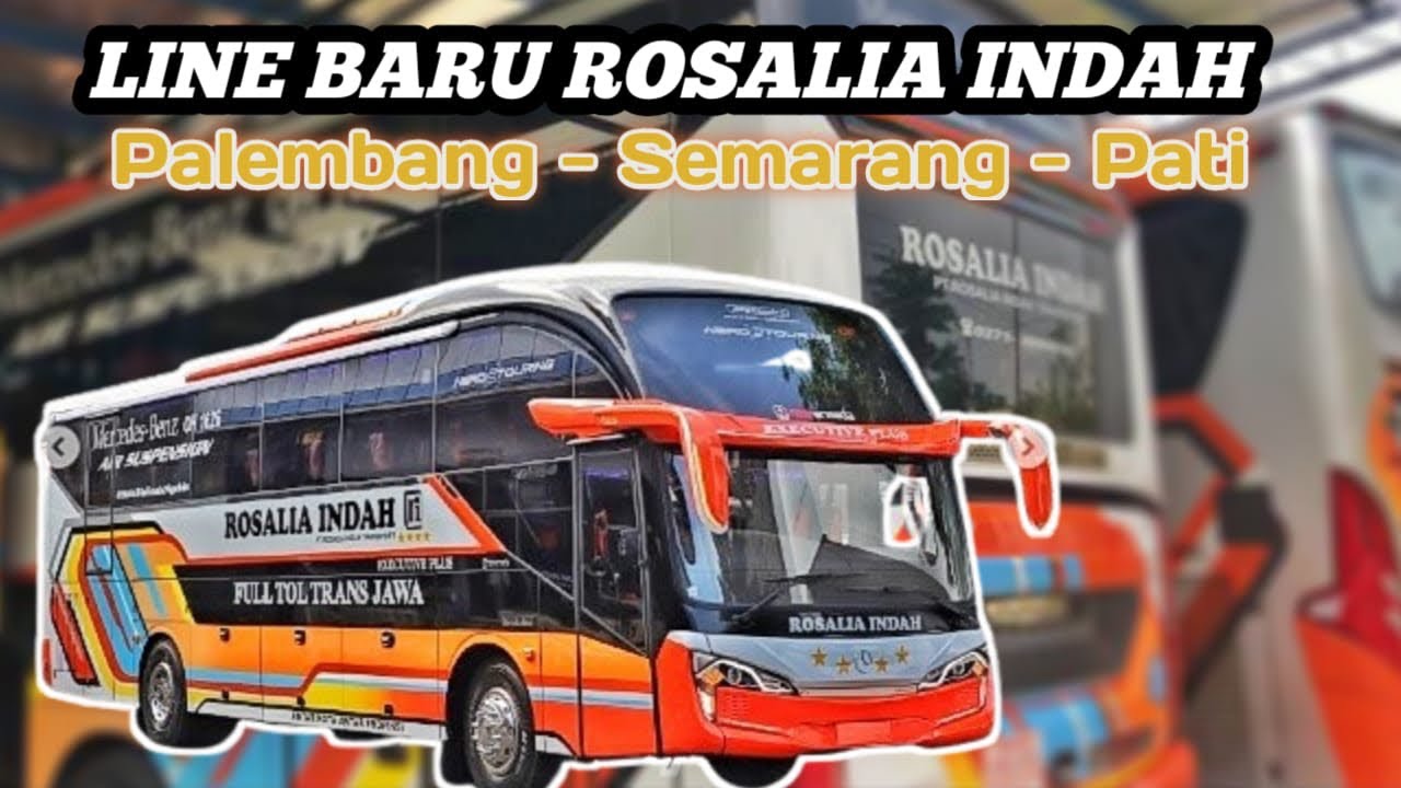 Line Baru Rosalia Indah II Palembang - Semarang - Pati, Kenaikan Harga Tiket Libur Nataru 35 ribu❗️