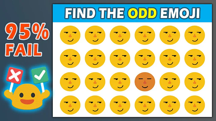 Try To Find the ODD Emoji One Out • New Emoji Quizzes Challenge