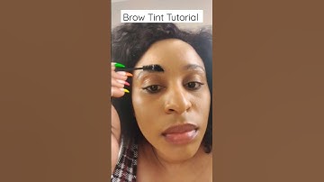 Brow Tint Tutorial #shorts