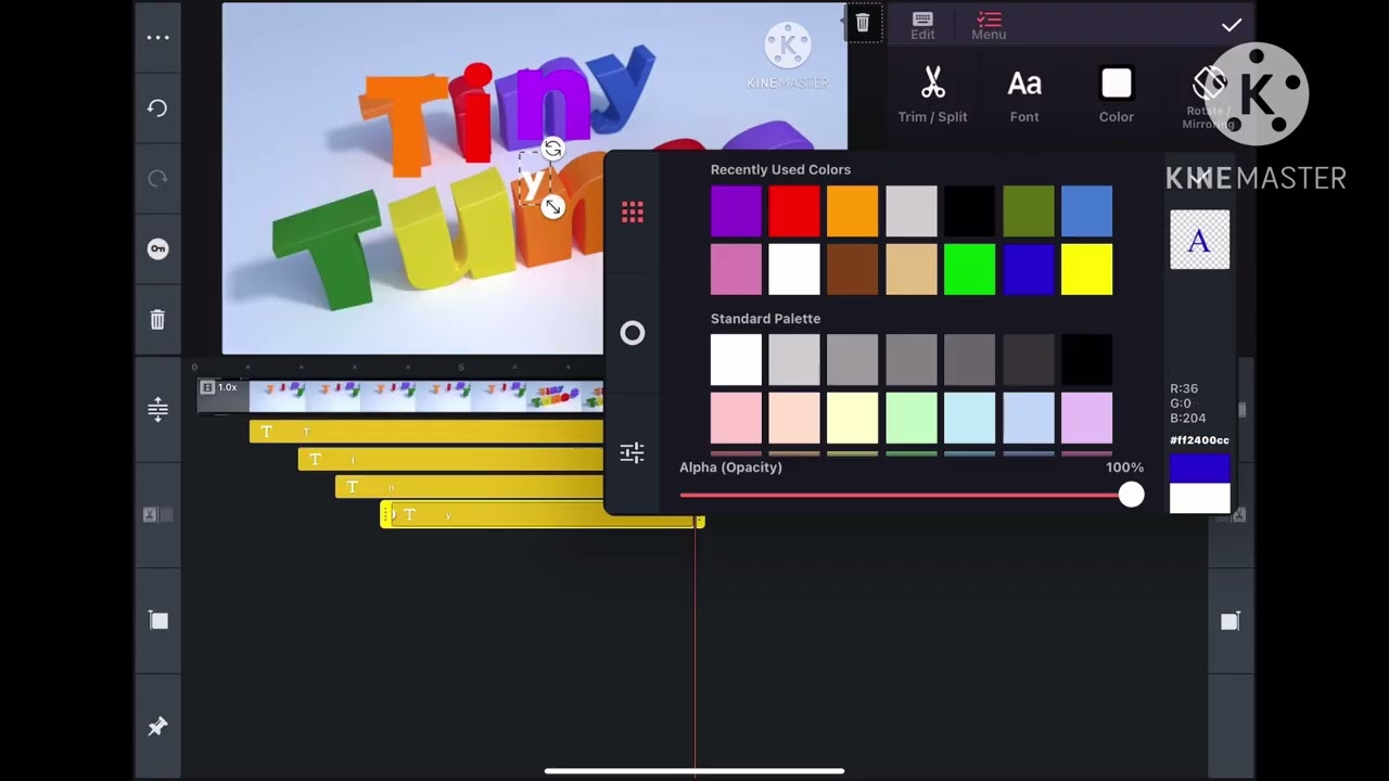 Tiny Tunes Logo Remake KineMaster Speedrun Be Like 👍