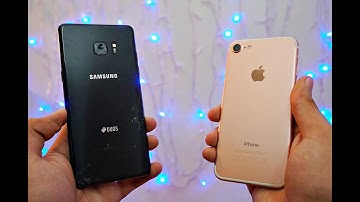 iPhone 7 vs Samsung Galaxy Note 7 - Review & Camera Test! (4K)