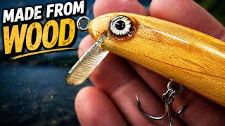 NO PLAN. Just Instinct. Hand-Carved Wooden Minnow for Distance | Seabass Handmade Lure