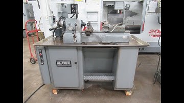Hardinge DV-59 Second Operation Lathe, Variable Speed, Endworking Turret, Prod Cross-Slide & More