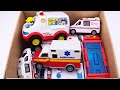 救急車のミニカーが走る☆緊急走行テスト☆サイレン鳴る！Ambulance minicar runs ☆ Emergency driving test ☆ Siren sounds!