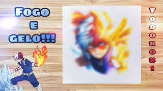 Usando o lado contrário do papel!!! SHOTO TODOROKI (Boku No Hero Academia)