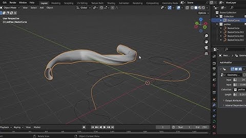 lofting curves/shapes in geometry nodes blender #curve to mesh with multiple profiles# blender 3d