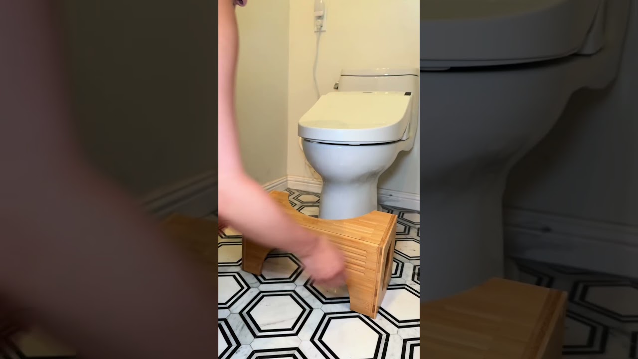 Elevate Your Space with the Bamboo Squatty Potty #bathroomfinds