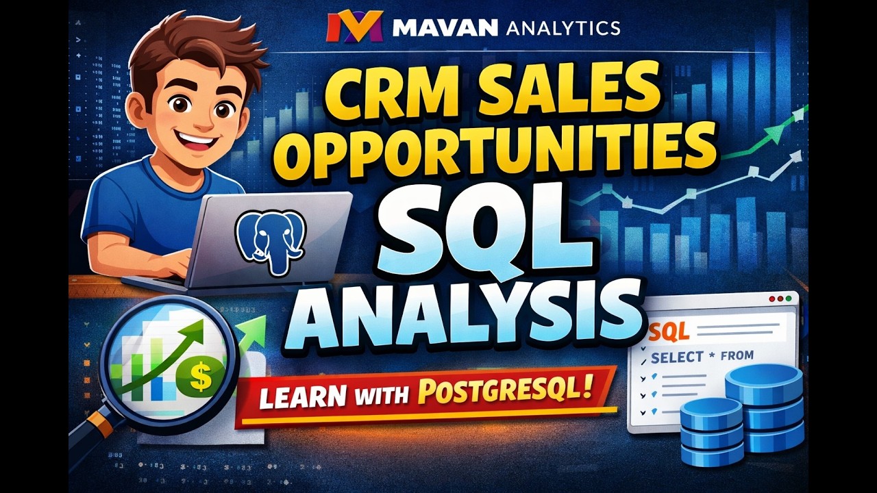 CRM Sales Opportunities SQL Analysis for Beginners | PostgreSQL Project ...