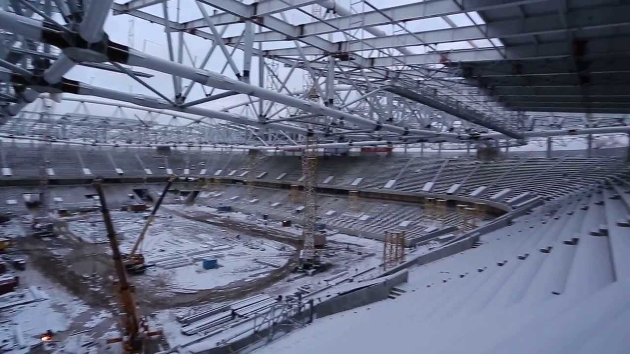 Съемка стадиона «Открытие Арена». 28 ноября 2013 года