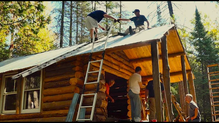 Log Cabin Building Bee-Martin's Old Off Grid Log Cabin#327