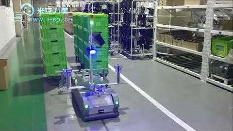 AGV (Automatic Guided Vehicle), mobile robot for industry and logistics