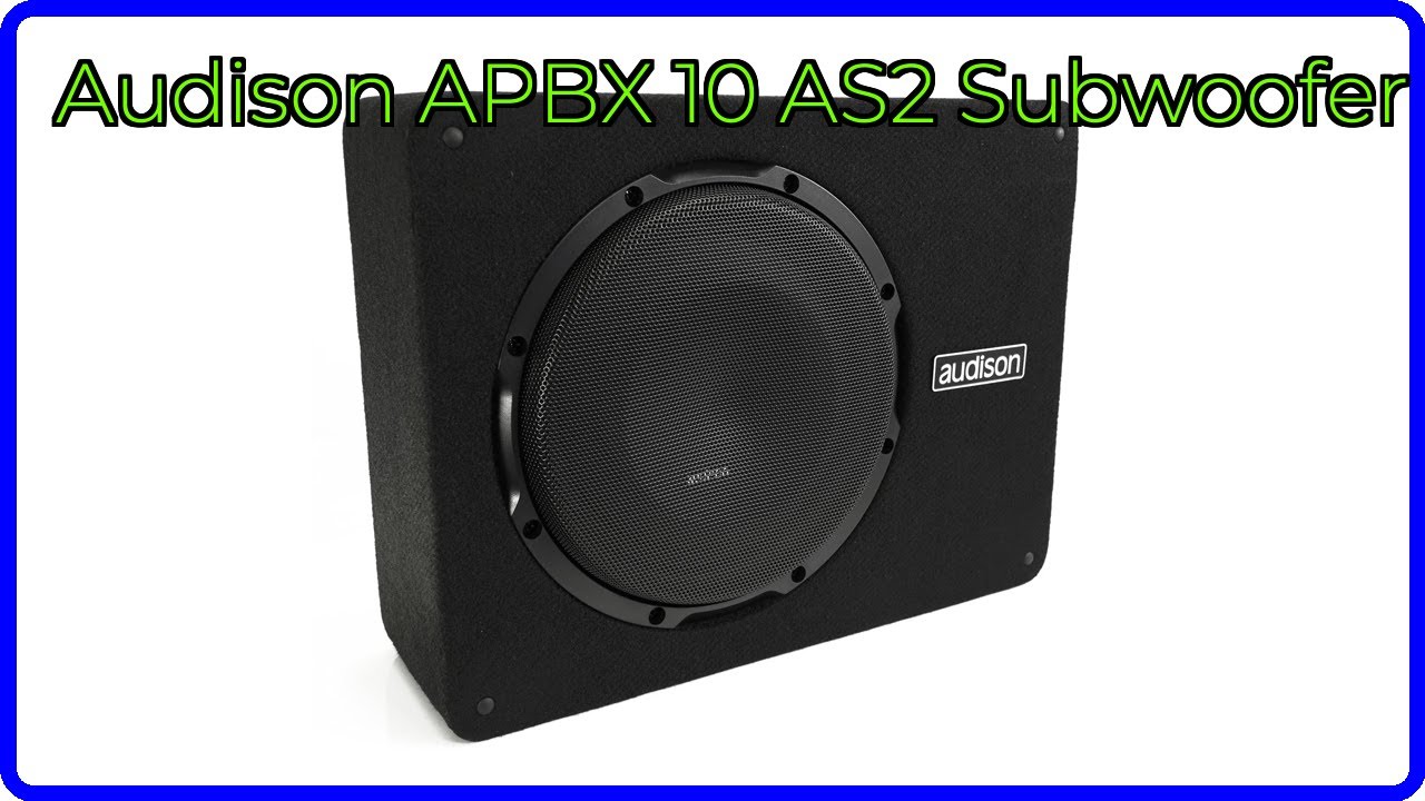 REVIEW (2025): Audison APBX 10 AS2 Subwoofer. ESSENTIAL details. - YouTube