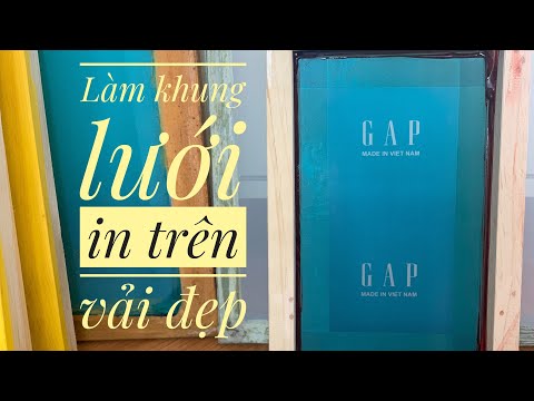 Video Làm khung in lưới trên vải đẹp | Hướng dẫn làm khung... - youtube