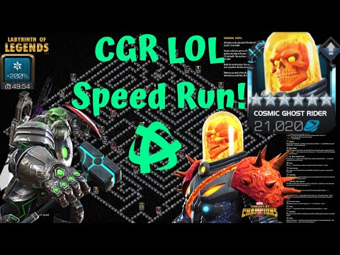 Birthday Stream! CGR Labyrinth Speed Run! Live!- Marvel Contest of Champions