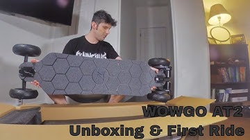 WOWGO AT2 UnBoxing and First Ride #WOWGO #WOWGOAT2 #ElectricSkateboard