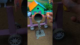 Diy mini handmade pillar making construction project #shorts #youtubeshorts