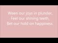 Purity Ring - Lofticries w/ lyrics