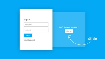 Animated Sliding Login and Registration Form using CSS & Javascript
