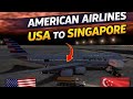 American Airlines Full Flight | Engine Sound, Taxi, Takeoff & Landing
