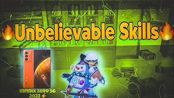 Unbelievable Skills⚡🥵 Infinix Zero 5G 2023 Bgmi/Pubg 60 Fps Pubg/Bgmi Test | 4 Fingers Full + Gyro |