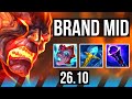 BRAND vs RENEKTON (MID) | 61K damage | EUW Challenger | 26.10