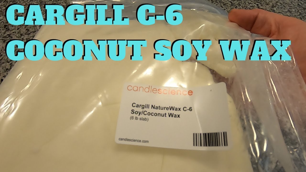 C6 CANDLE WAX COCONUT AND SOY BLEND