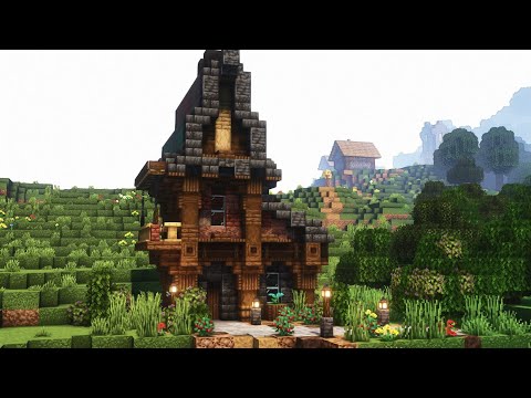 How To Build A Medieval Starter House In Minecraft 1.18