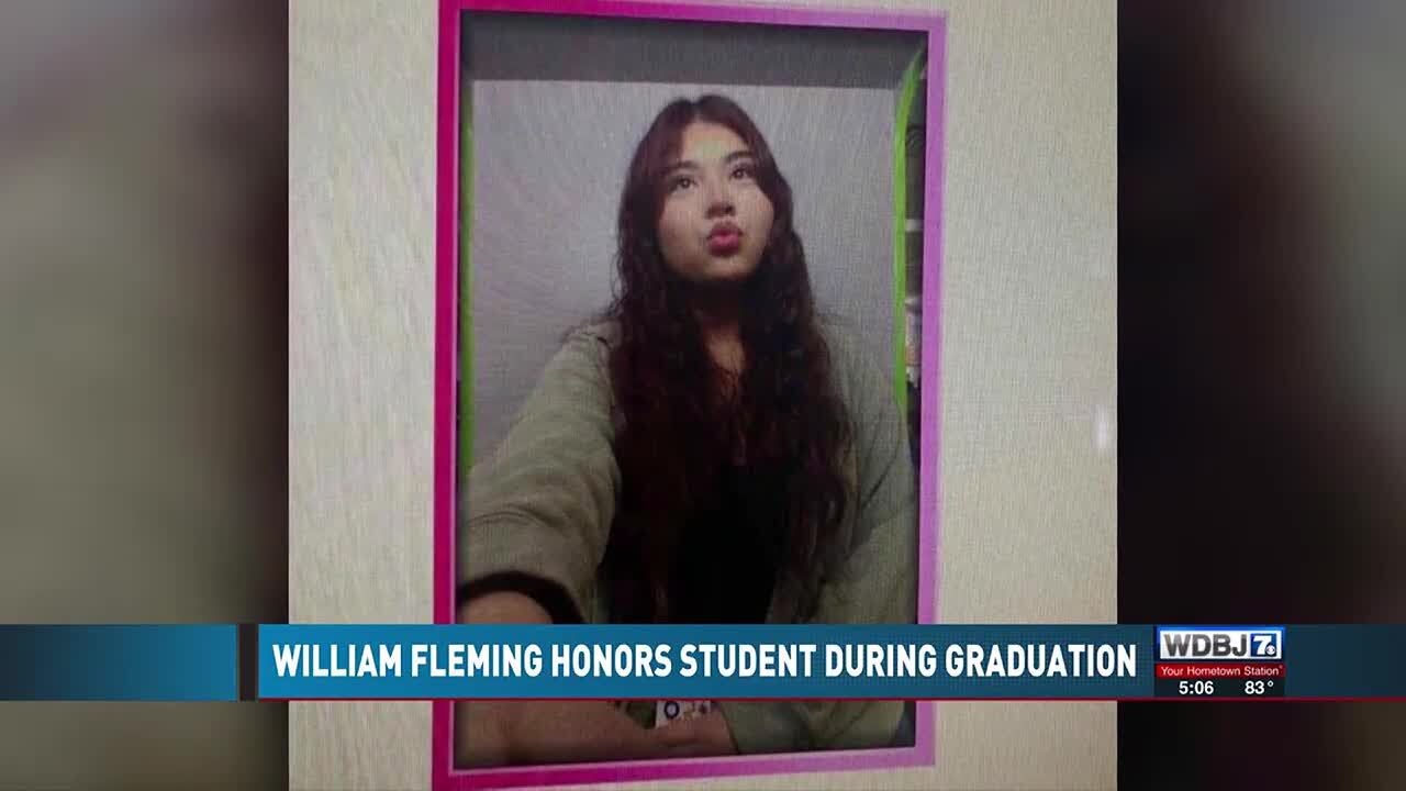 William Fleming Holds Graduation; Student Killed in Crash Honored
