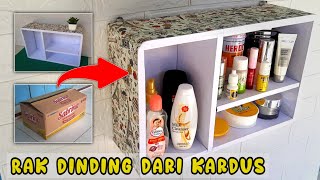 Cara Membuat Rak Dinding dari Kardus