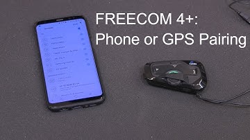 FREECOM 4+: Phone or GPS Pairing