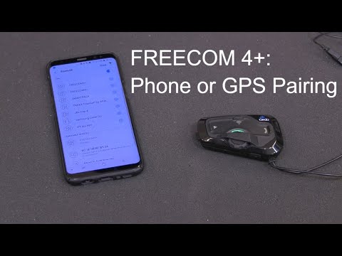 FREECOM 4+: Phone or GPS Pairing