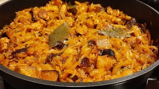 Бигус. Тушеная капуста с мясом и копченостями. Очень вкусно!!! Бигус. Тушеная капуста с мясом и копченостями. Очень вкусно!!!