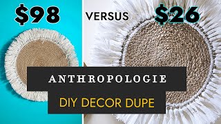 MAKING EXPENSIVE ANTHROPOLOGIE WALL ART ON A BUDGET | Boho Chic Decor DIY ✨
