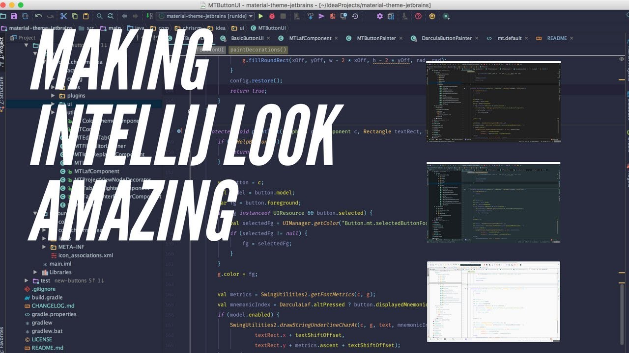 How To Make Intellij Idea Look Amazing Change Theme Youtube