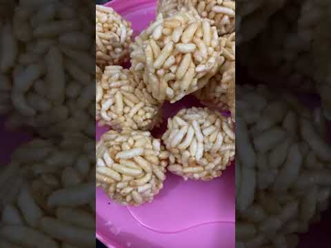 video Murmura ladoo mudi ladoo jaggery recipe, Worldwide Recipes Murmura ladoo mudi ladoo jaggery recipe