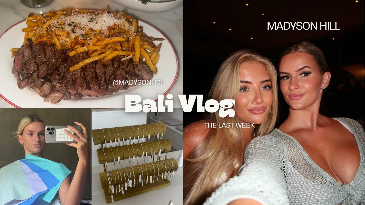 Last Bali vlog-- New tattoo, permeant jewelry, colour analysis and last ...