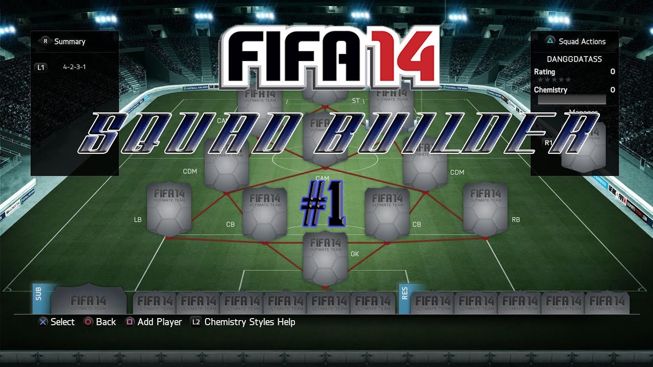 FIFA 14 SQUAD BUILDER - 20K MAX BPL OP SQUAD