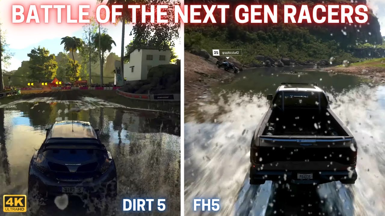 Dirt 5 vs Forza Horizon 5 Side by Side YouTube