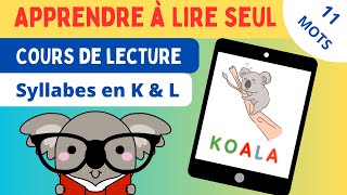 ? Méthode Montessori - Apprendre à lire en Français Dès 3 ans - leçon n°11: Syllabes Simples K et L