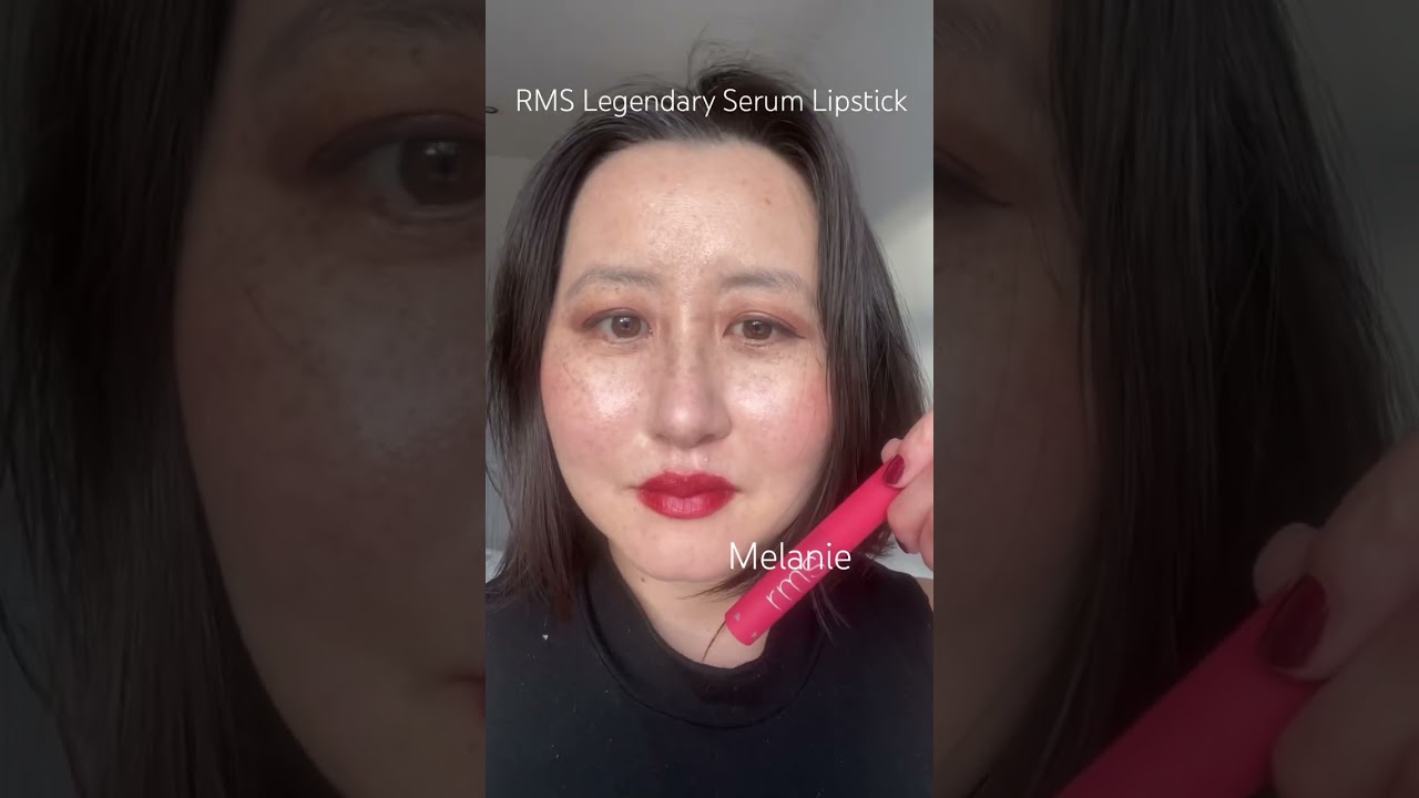 RMS Legendary Serum Lipstick | realistic lip swatches