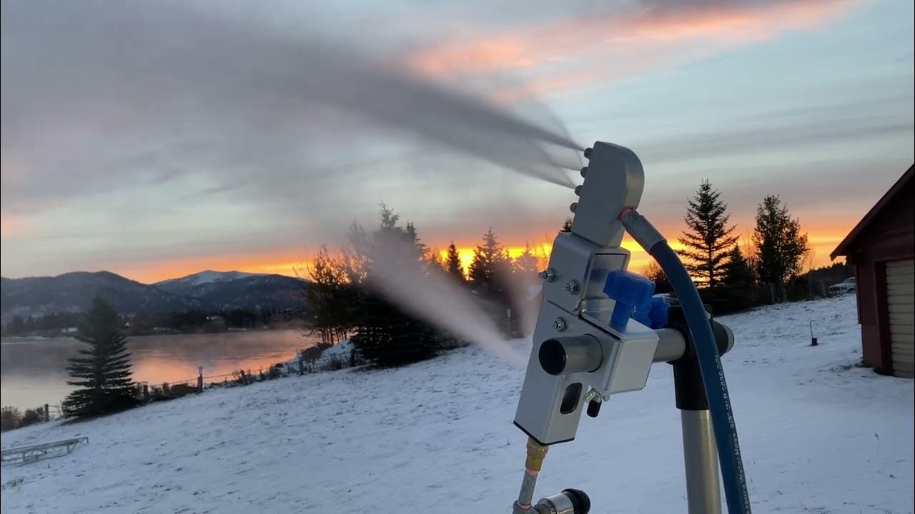 Backyard Snowmaking Forecaster Snow Gun 