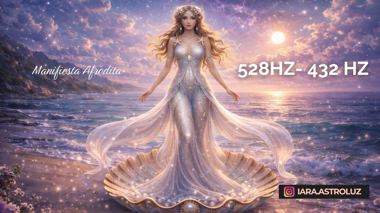 ♥Frecuencia DIOSA AFRODITA♥ magnetismo, atrae amor y lo que deseas, BELLEZA| 528 hz + 432 hz |sublim
