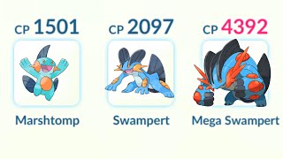 🤔 Mega Swampert Evolution Line Pokemon Go