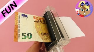 Kúzelnícky trik | Tlačiareň na peniaze – Výroba bankoviek z papiera | Sfalšované peniaze?