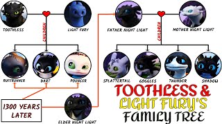 Toothless And Light Fury's Family Tree | How To Train Your Dragon