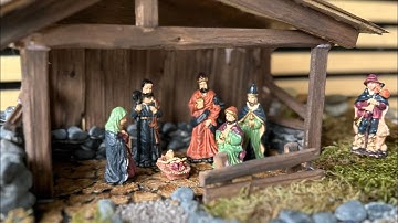 DIY CHRISTMAS NATIVITY SCENE || How to make Christmas Crib 
