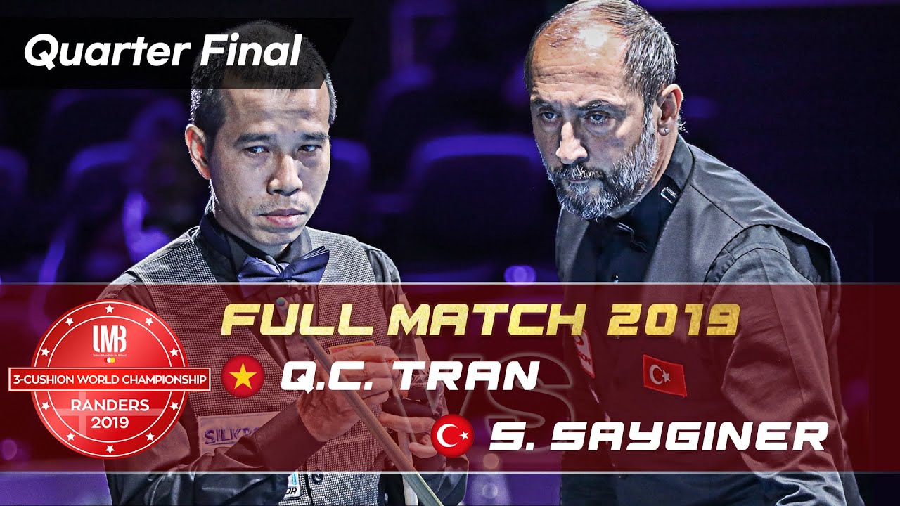 [Antalya World Cup 3-Cushion 2020] Last 32 - Q.C. TRAN (VIE) vs J. BURY (FRA). 40pts