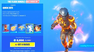 *NEW* The Flash EMOTE Bundle..! (Item Shop) Fortnite Battle Royale Wealth
