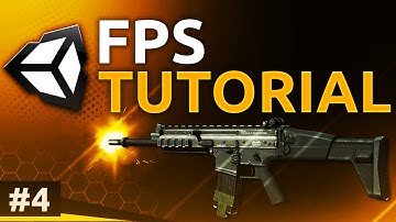 How to Make a gun shoot in Unity - Raycast and Prefab | FPS TUTORIAL 4