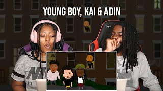 NBA YoungBoy, Kai Cenat, Adin Ross, FunnyMarco & Joe Budden (Animation) 😂 REACTION